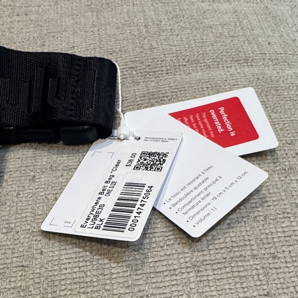 Lemon Transparent Bag with Black and White Logo - Picture 3 of 4